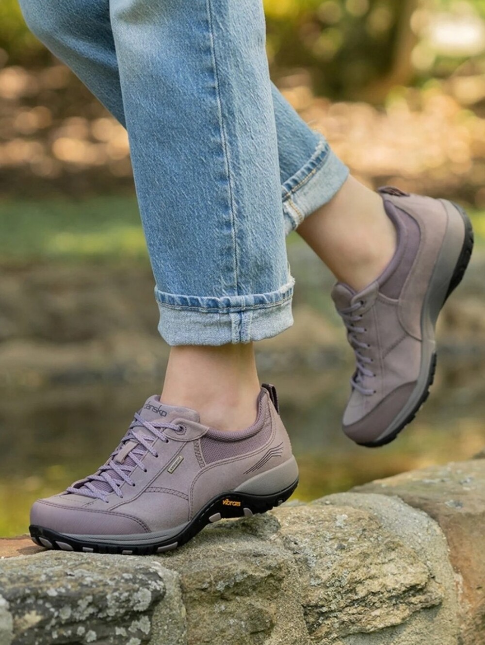 Dansko Vibram Women's Lilac Lace-Up Walking Shoe